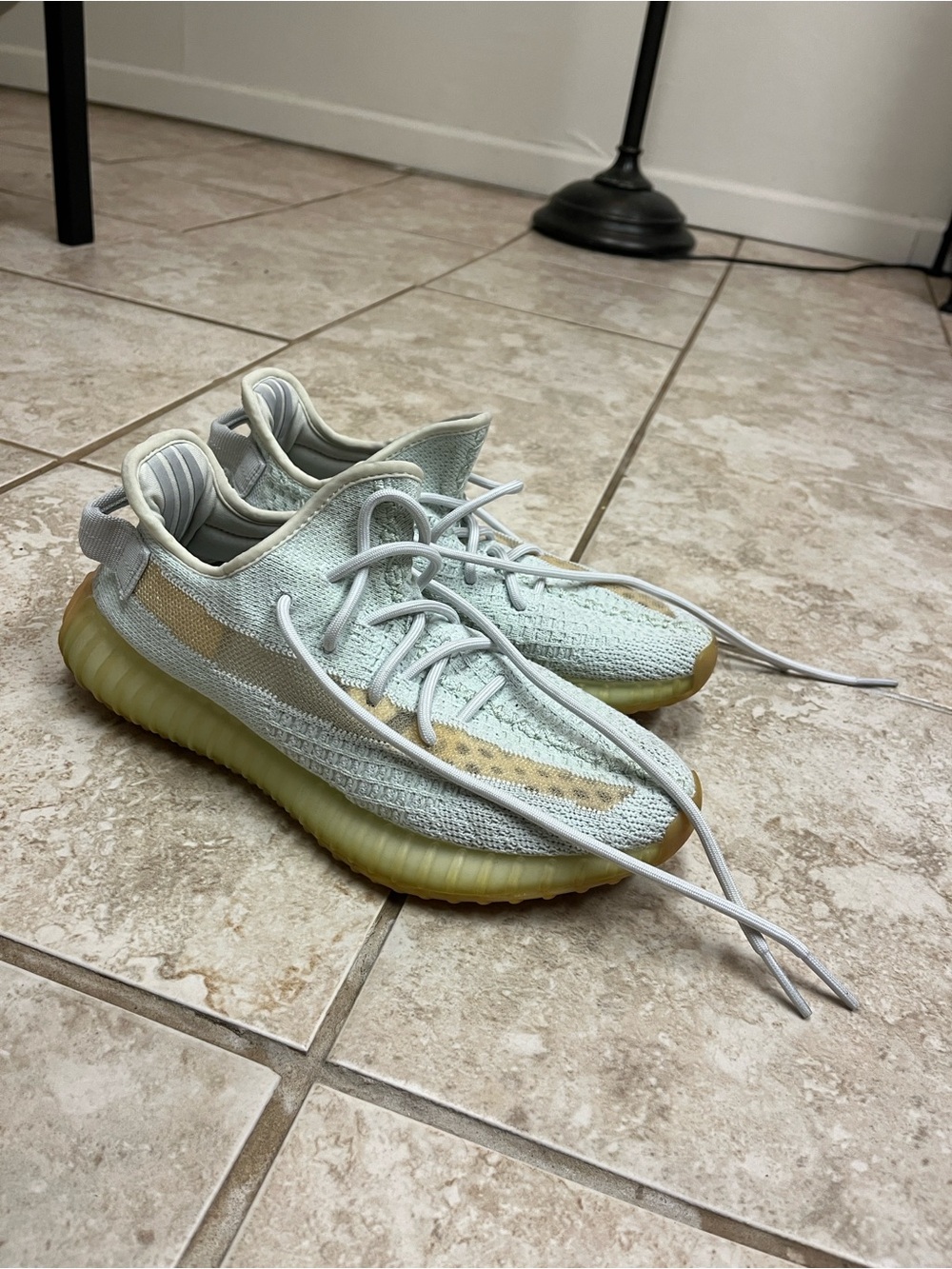 Yeezy Boost 350 V2 Mint Green with Gum Sole